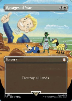 Ravages of War Fallout Vault Boy Art